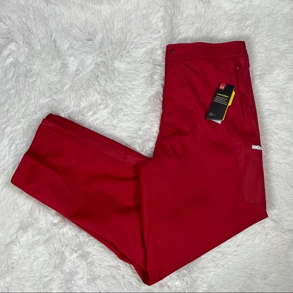 New Under Armour Storm Men’s Red Infrared Snow Pants 1248595-834